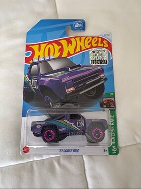 Factory sealed 2024 set 87’Dodge D100 Purple Monster Truck Toy